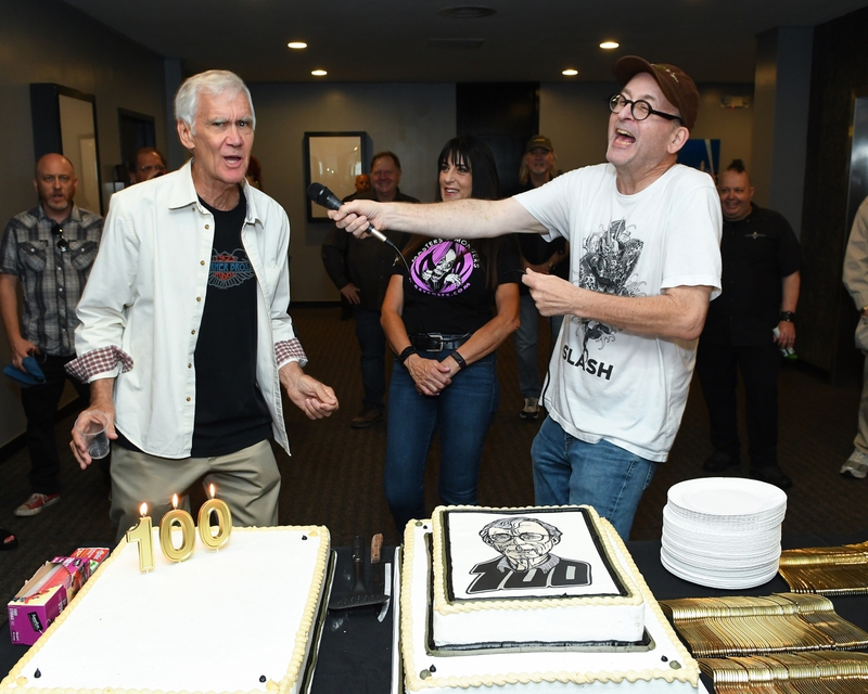 Craig Reardon, Jill Rockow and Todd Masters Celebrate Dick Smiths 100th Birthday