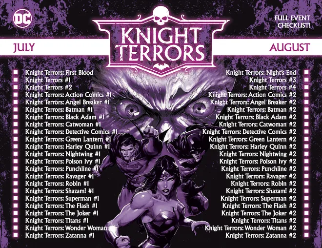 All Of The DC KNIGHT TERRORS Plus More New Comics To Read In July