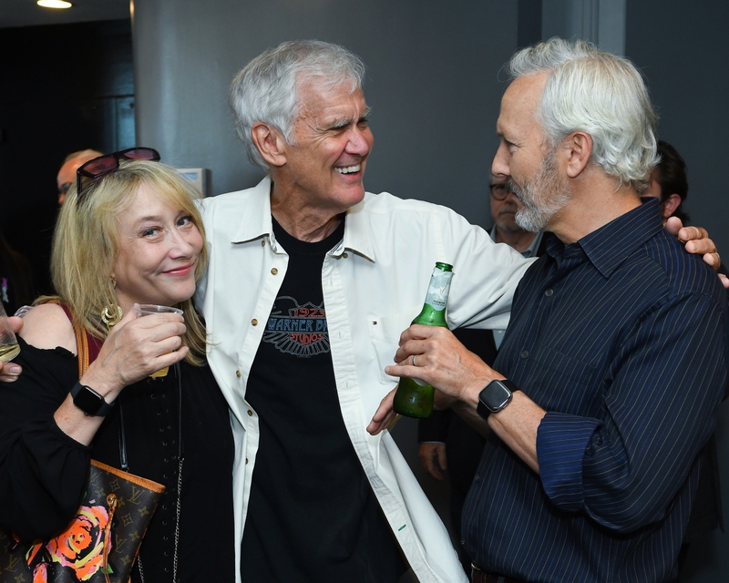 FX Legend Stan Winstons son, Matt Winston, at right, Celebrates Dick Smiths Birthday with his Wife Amy Smallman and Craig Reardon