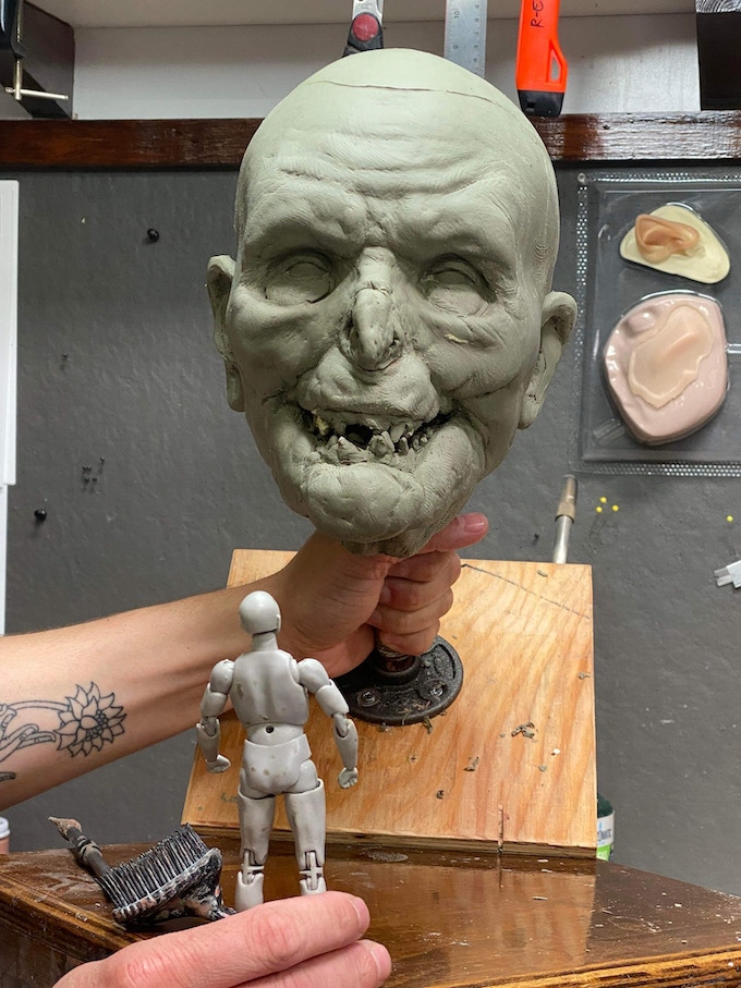 Grylu Sker_RYLA (sculpture in progress by Leland Stewart)