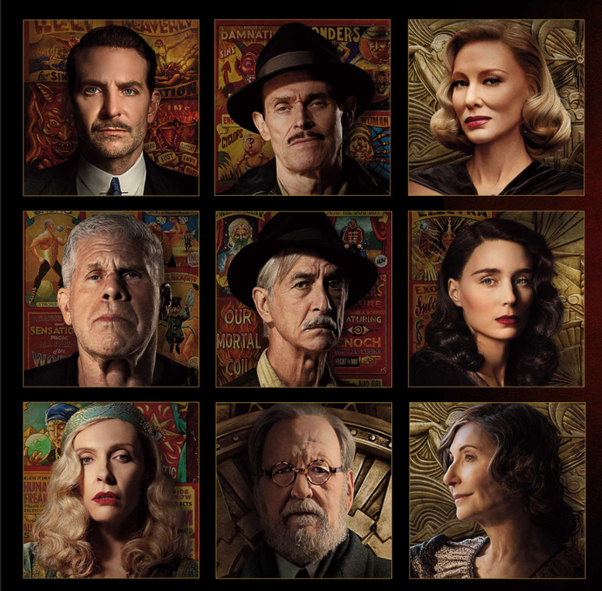 Guillermo del Toro, Willem Dafoe, Richard Jenkins, Rooney Mara, And