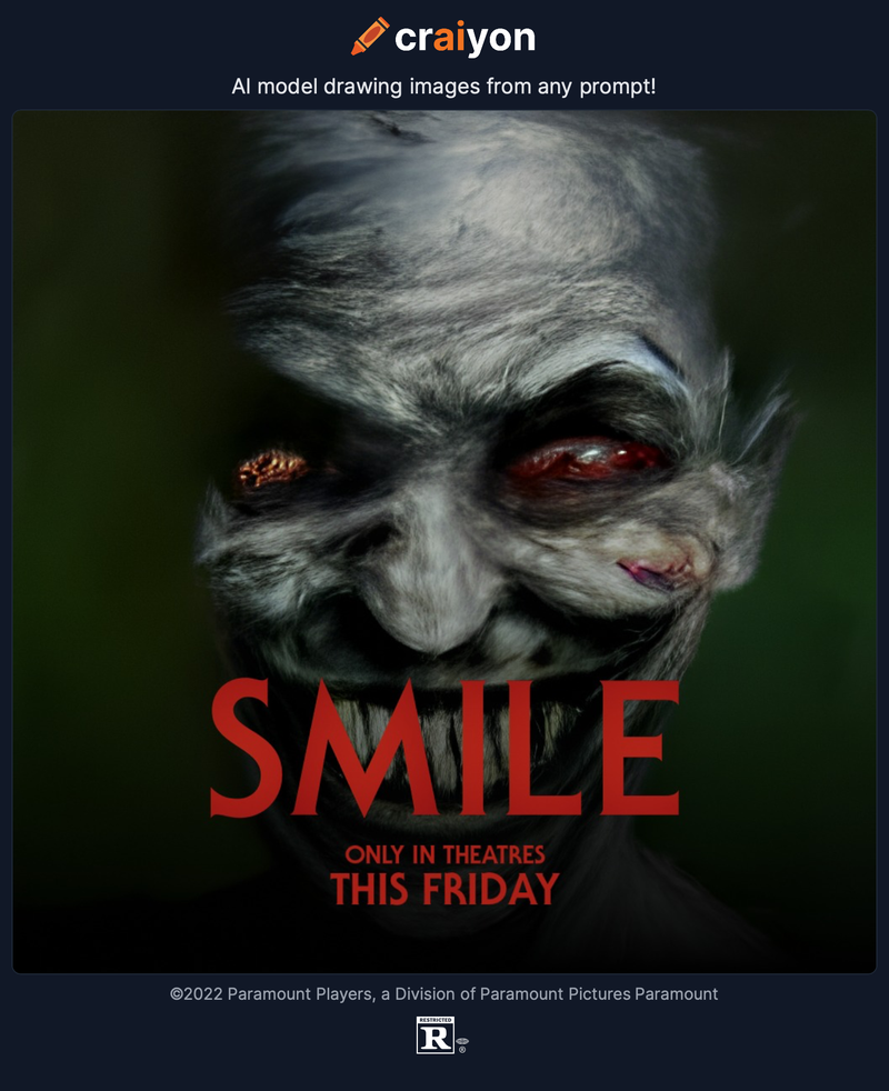 Scary Smiley Face - Smiley Face - Posters and Art Prints